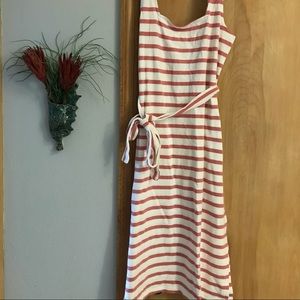 GAP Square Neck Striped Cotton Dress - NWT